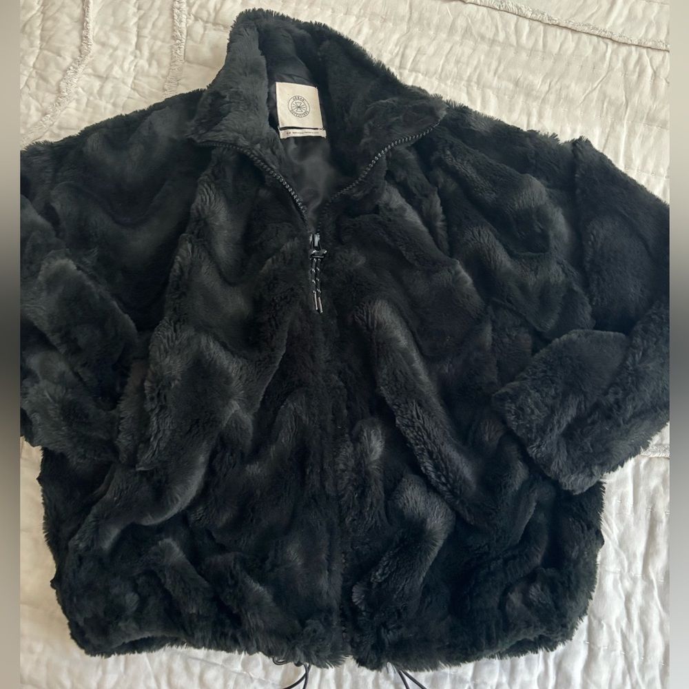 Urban Outfitters Black Teddy Jacket